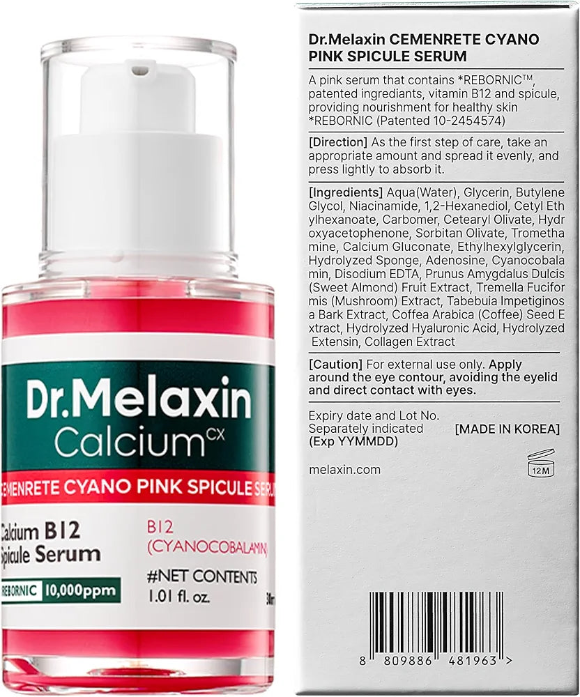 DR.MELAXIN CALCIUM CEMENRETE CYANO PINK SPICULE SERUM 30ML
