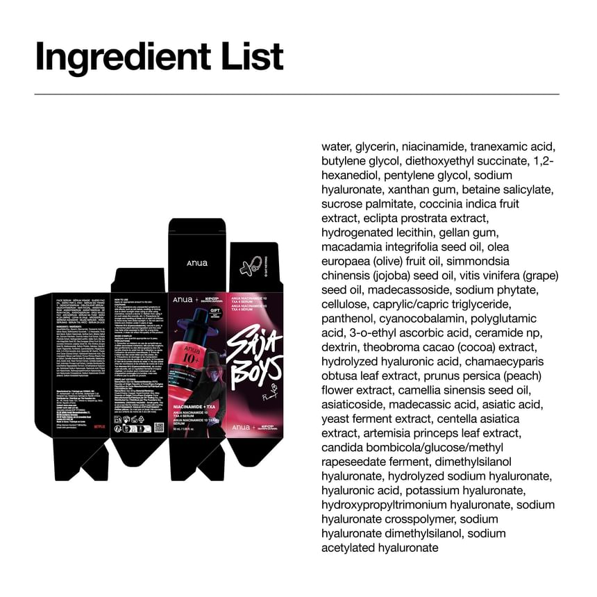 ANUA × KPOP DEMON HUNTERS NIACINAMID10 + TXA 4 SERUM 50ML