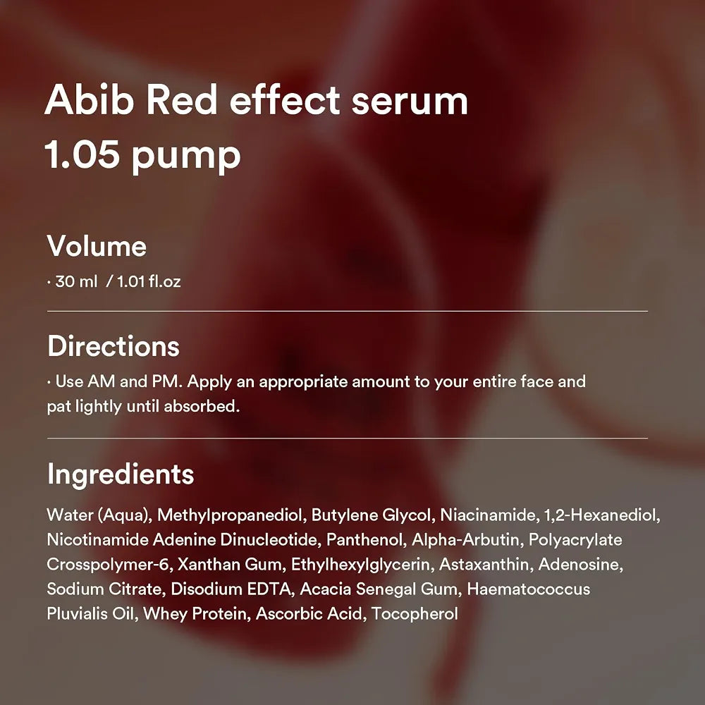 ABIB 1.05 ASTAXANTHIN 0.05% NAD 1% SERUM 30 ML