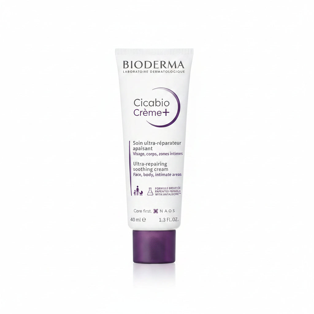 BIODERMA CICABIO CRÈME + SOIN ULTRA RÉPARATEUR APAISANT VISAGE-CORPS-ZONES INTIMMES 40ML