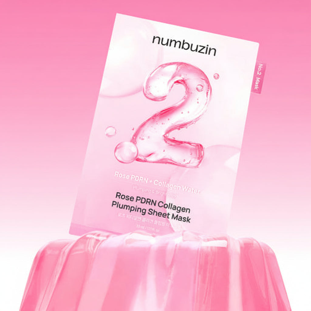NUMBUZIN NO 2 ROSE PDRN COLLAGEN PLUMPING SHEET MASK 33ML