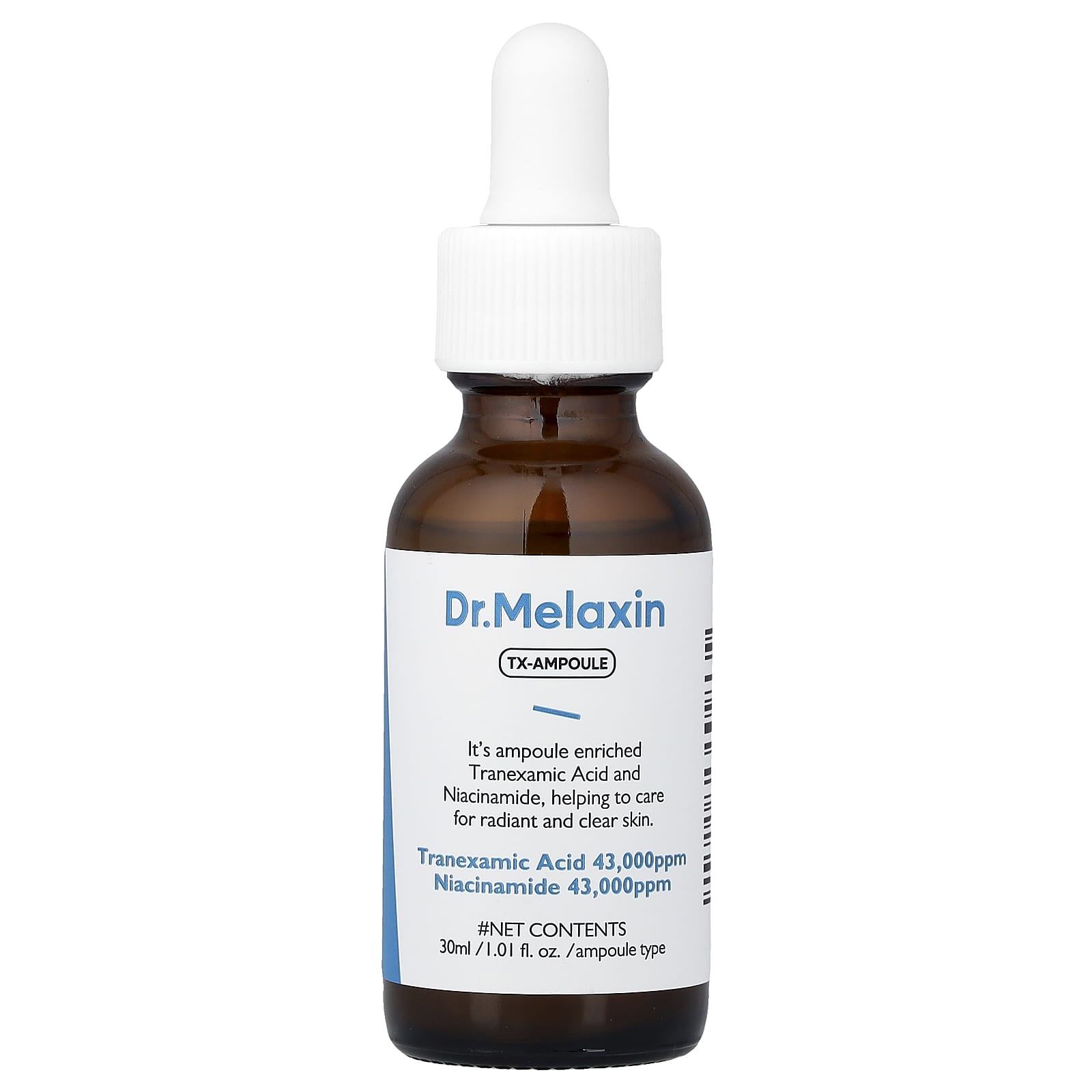 DR.MELAXIN  TX-AMPOULE TRANEXAMIC ACID , NIACINAMIDE 30 ML