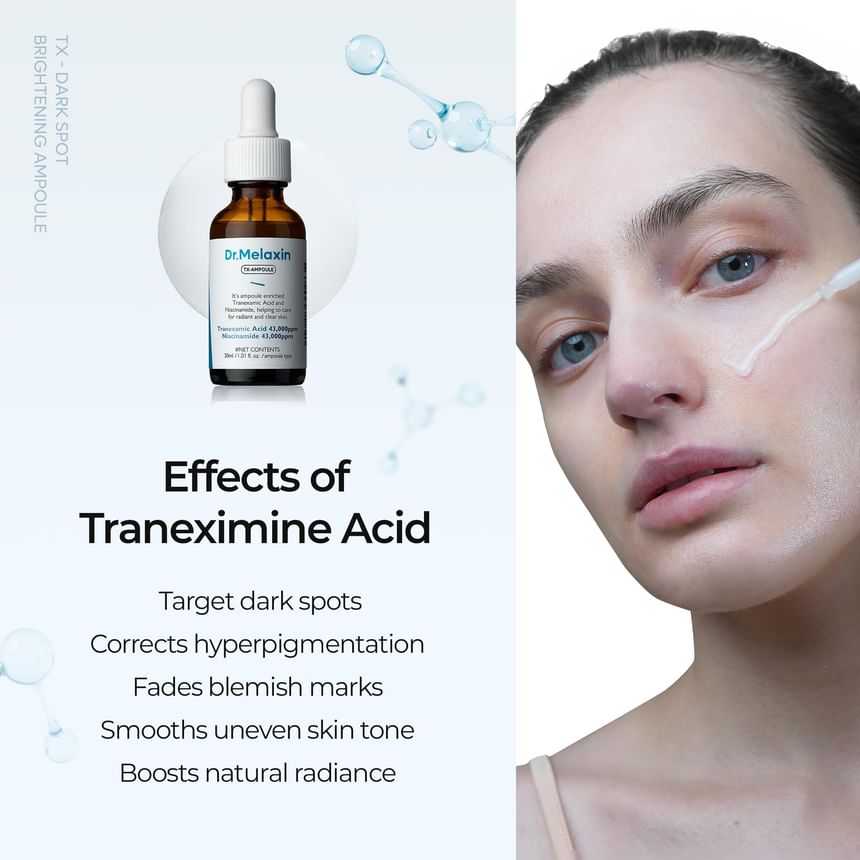 DR.MELAXIN  TX-AMPOULE TRANEXAMIC ACID , NIACINAMIDE 30 ML