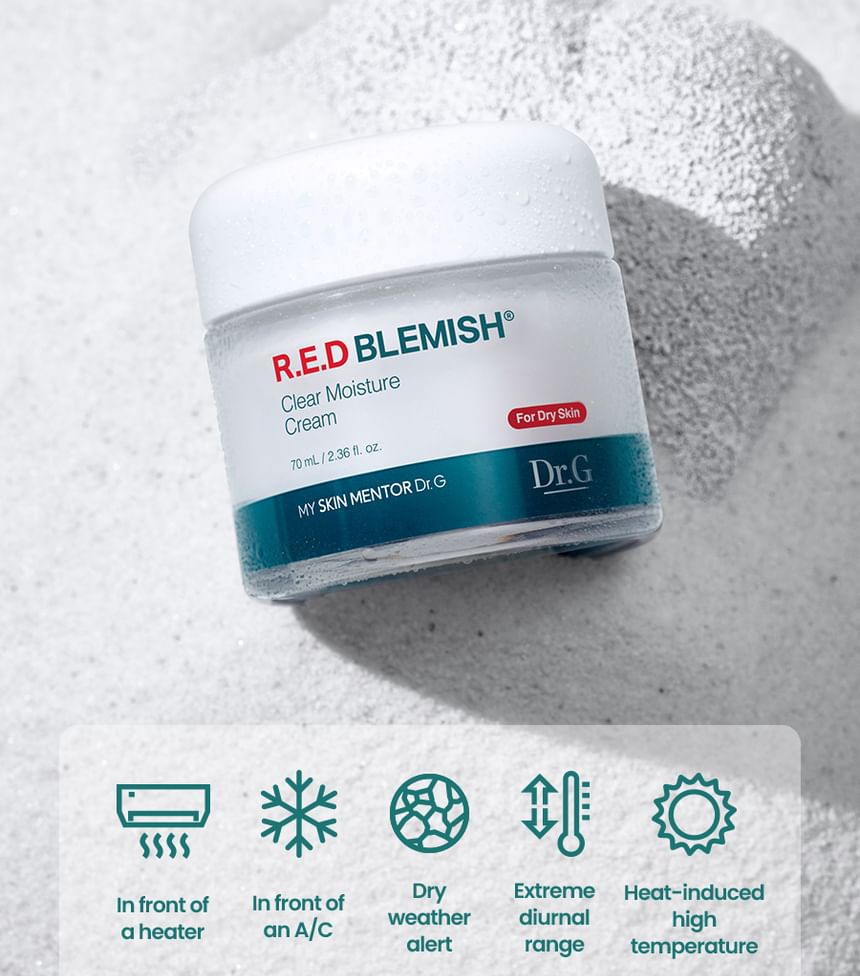 DR.G RED BLEMISH CLEAR MOISTURE CREAM FOR DRY SKIN 70ML