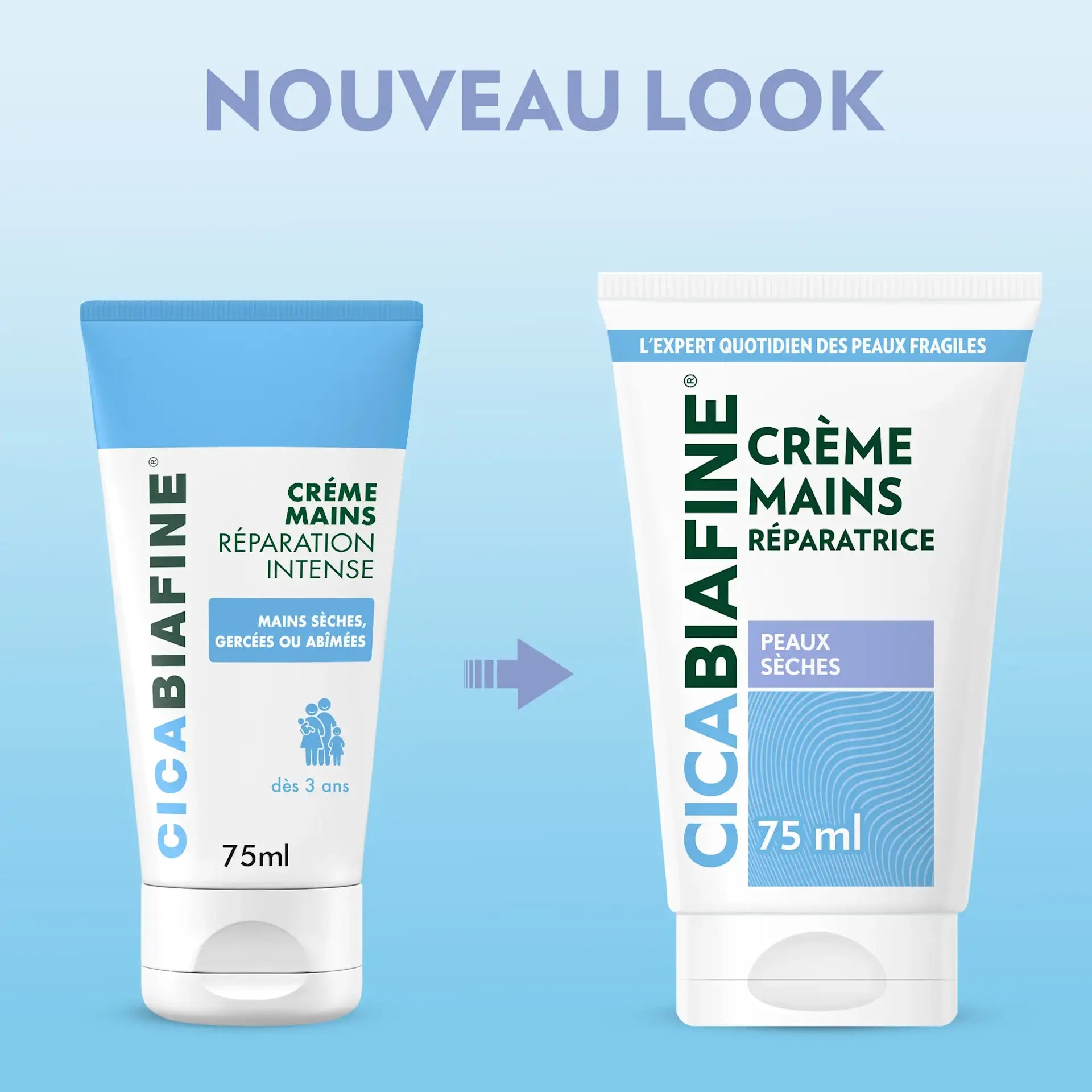 CICABIAFINE CRÈME MAINS RÉPARATION INTENSE ( MAINS SÈCHES GERCÉES OU ABÎMÉES ) 75 ML