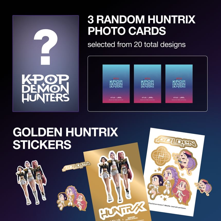 ANUA × KPOP DEMON HUNTERS GLOW SKIN DISCOVERY SET 5PCS