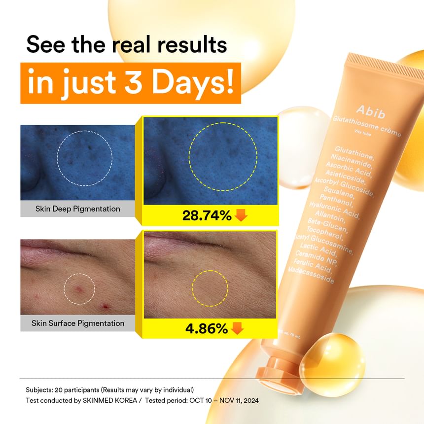 ABIB GLUTATHIOSOME CREAM 75ML