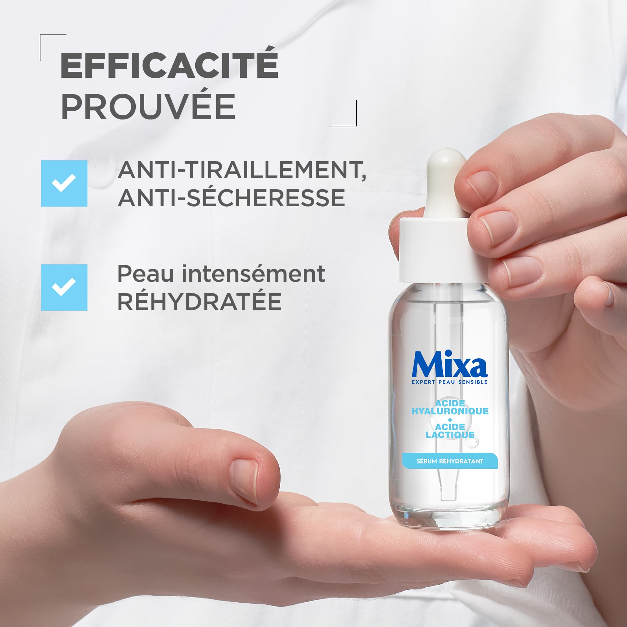 MIXA SÉRUM RÉHYDRATANT ACIDE HYALURONIC+ACIDE LACTIQUE 30ML