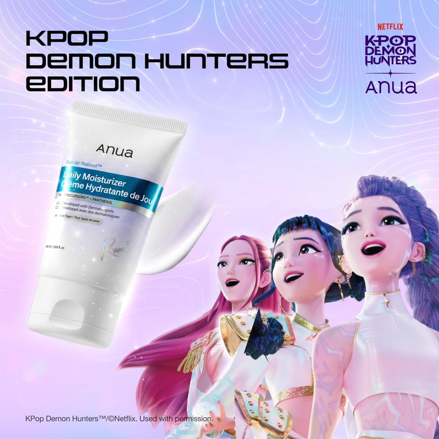 ANUA × KPOP DEMON HUNTERS BARRIER REBOOT DAILY MOISTURIZER  FOR ALL SKIN TYPES 50ML