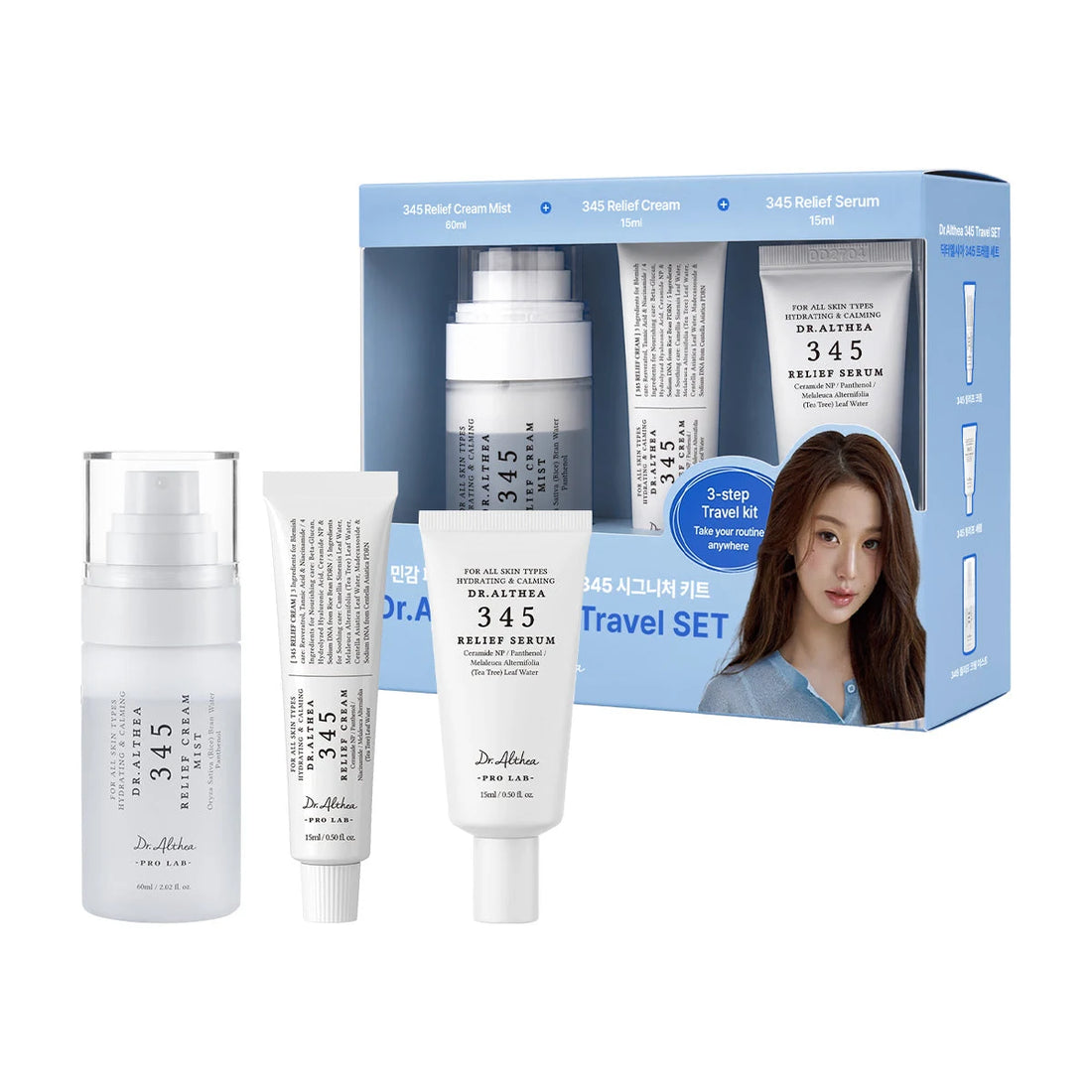 DR.ALTHEA 345 TRAVEL SET 3 PCS
