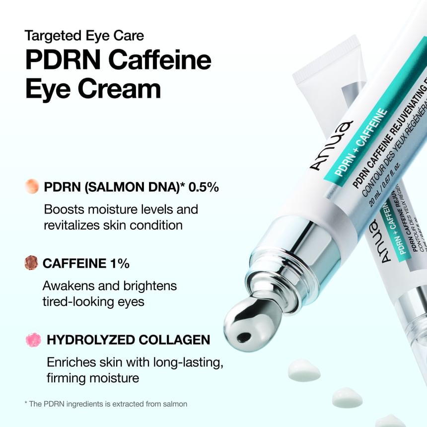 ANUA HYDROFIRMING PDRN CAFFEINE REJUVINATING EYE CREAM 20ML