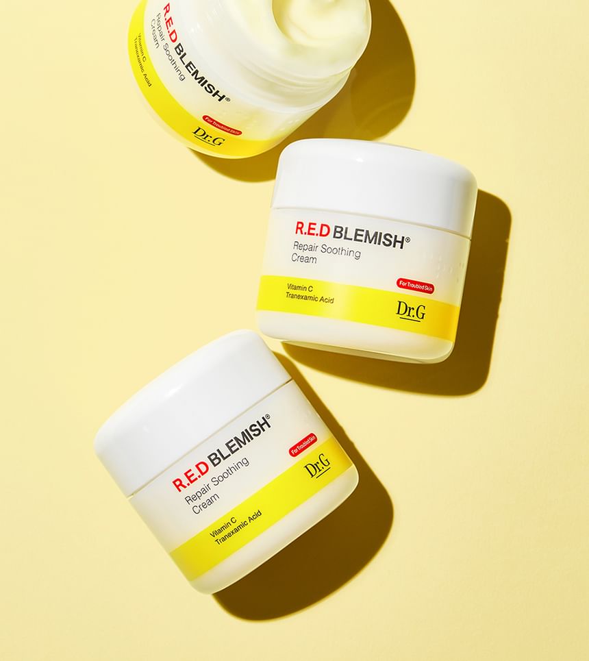 DR.G RED BLEMISH REPAIR SOOTHING CREAM VITAMIN C + TRANEXAMIC ACID 50ML