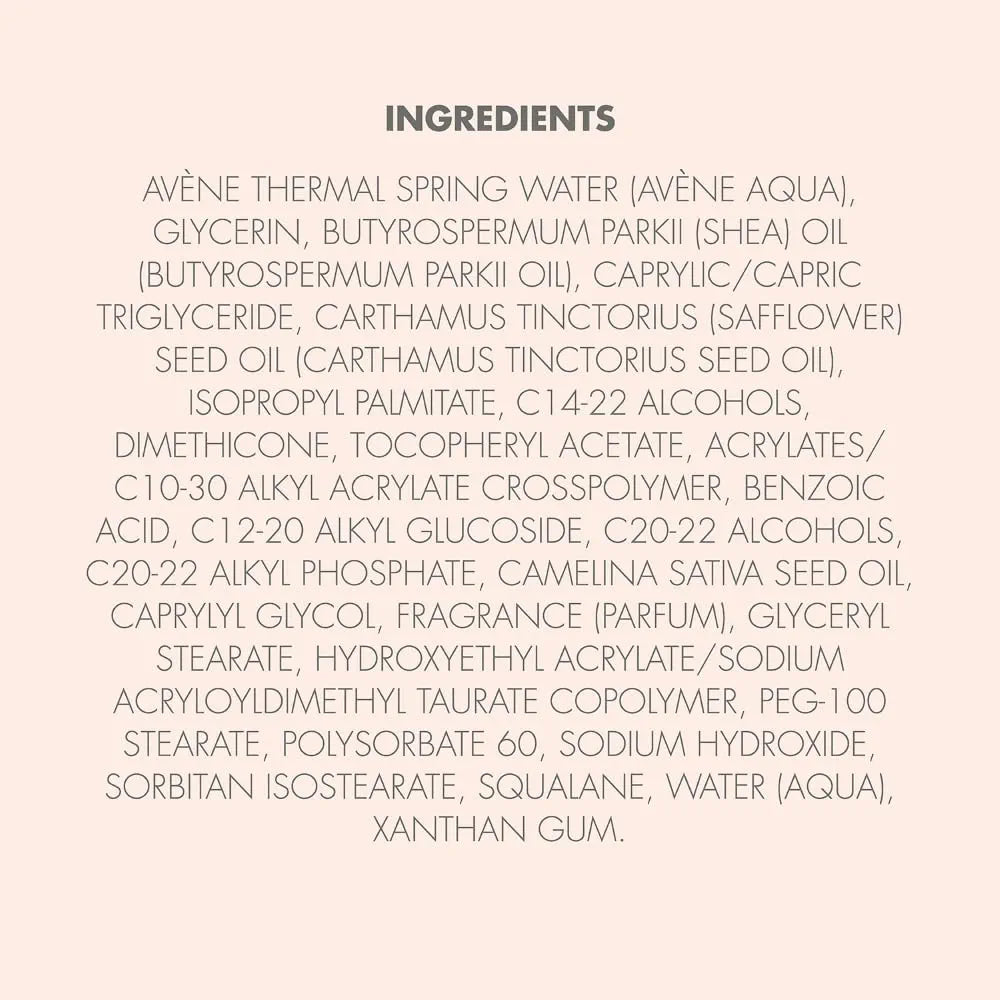 AVÈNE BAUME FONDANT HYDRATANT PEAUX SENSIBLES & SÈCHES 250ML