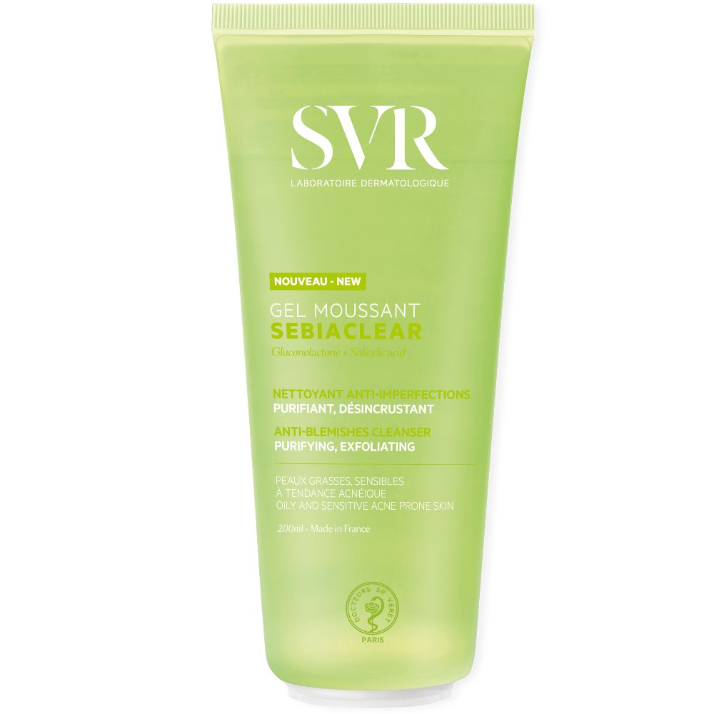 SVR GEL MOUSSANT SEBIACLEAR NETTOYANT ANTI-IMPERFECTIONS 200ML
