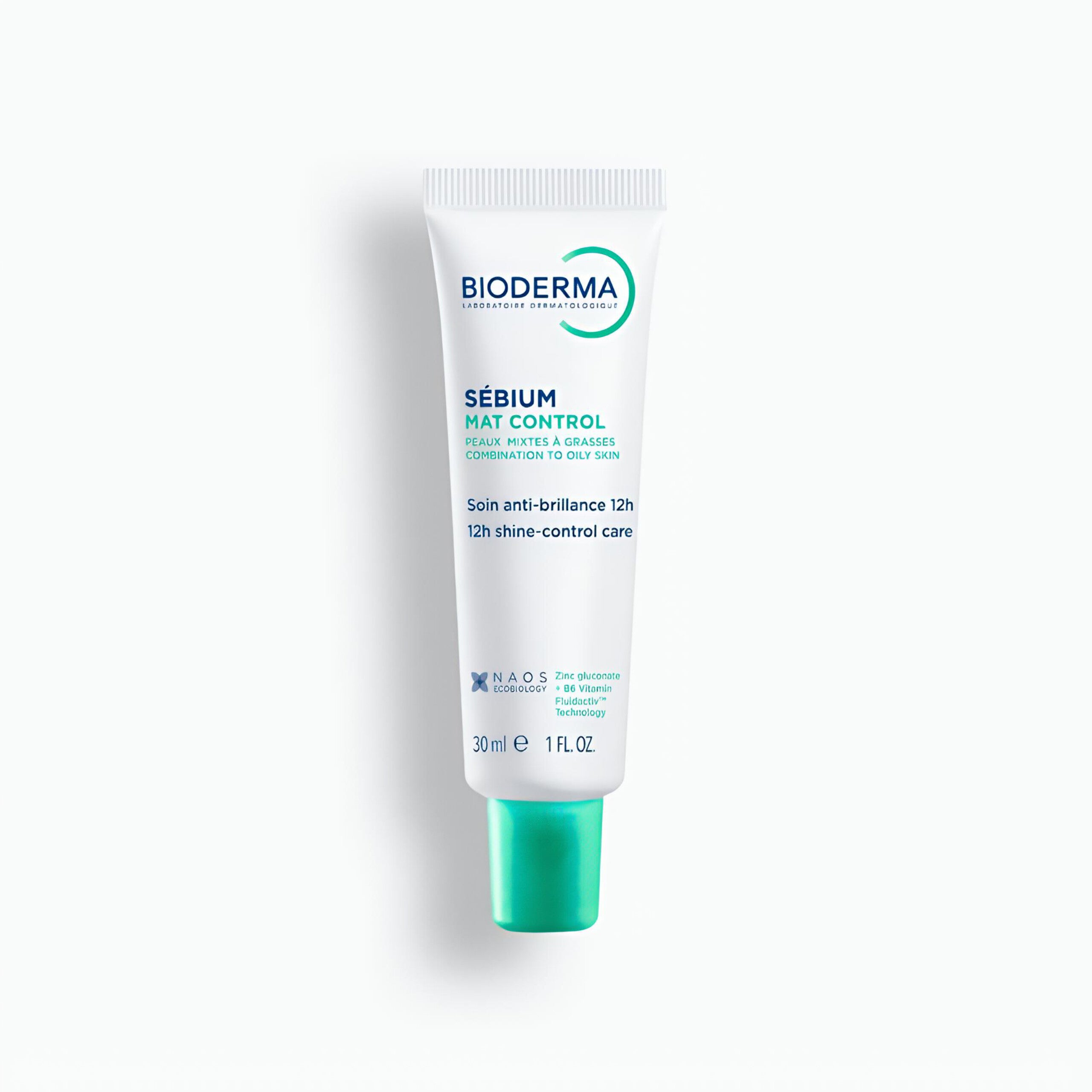 BIODERMA SÉBIUM MAT CONTROL SOIN ANTI-BRILLANCE 12H POUR PEAUX MIXTES À GRASSES 30 ML