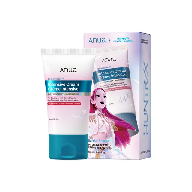 ANUA × KPOP DEMON HUNTERS BARRIER REBOOT INTENSIVE CREAM FOR DRY AND SENSITIVE SKIN 50ML