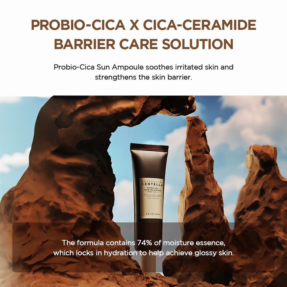MADAGASCAR CENTELLA PROBIO-CICA GLOW SUN AMPOULE SPF50+ PA++++ 50ML