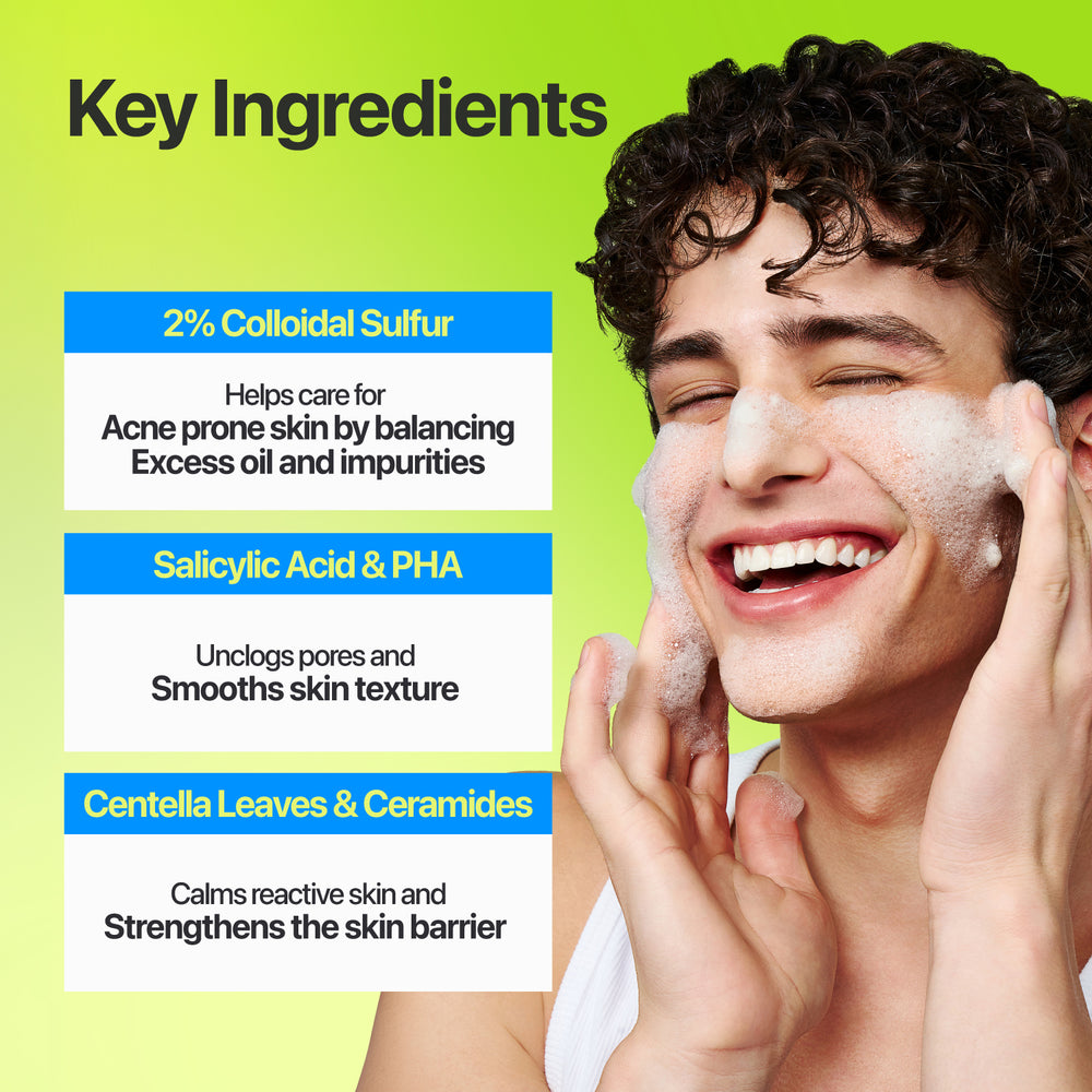 NUMBUZIN ZERO BLEMISH CLARIFYING 2% SULFUR CLEANSING FOAM 150 ML