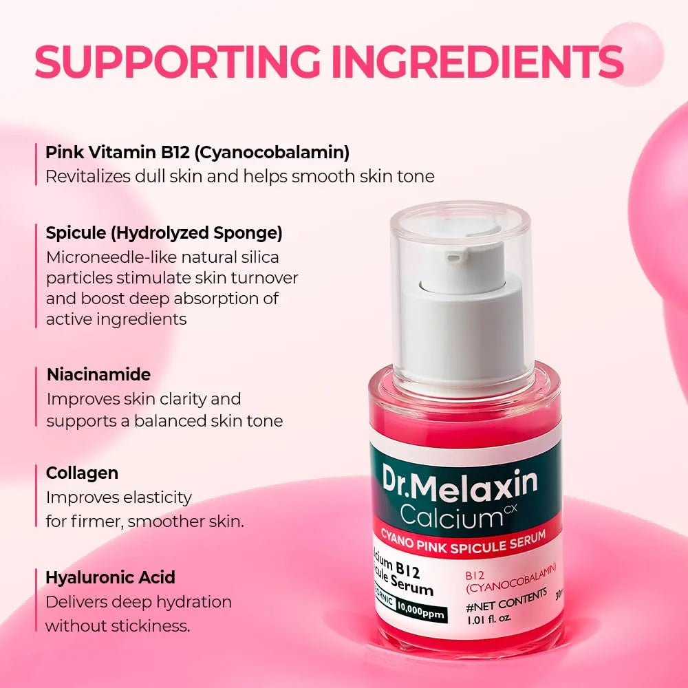 DR.MELAXIN CALCIUM CEMENRETE CYANO PINK SPICULE SERUM 30ML