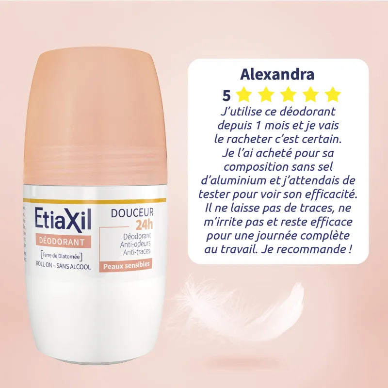 ETIAXIL DÉODORANT DOUCEUR 24H ( PEAUX SENSIBLES)50ML