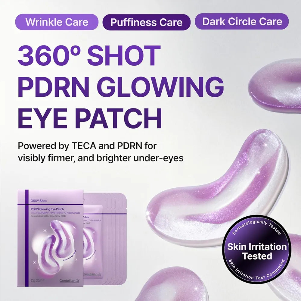 CENTELLIAN24 360° SHOT PDRN GLOWING EYE PATCH 12 PATCHES