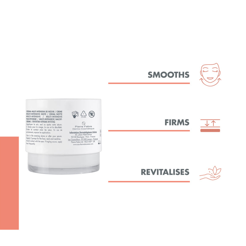 AVÈNE HYALURON ACTIVE B3 CRÈME MULTI-FONCTIONS NUIT 40ML