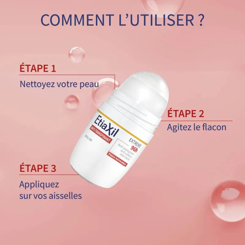 ETIAXIL ANTI-TRANSPIRANT  EXTRÊME 96H ( PEAUX NORMALES )50ML