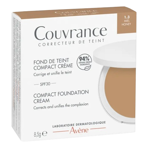 AVÈNE FOND DE TEINT COMPACT CRÈME SPF30 (MIEL) 8.5G