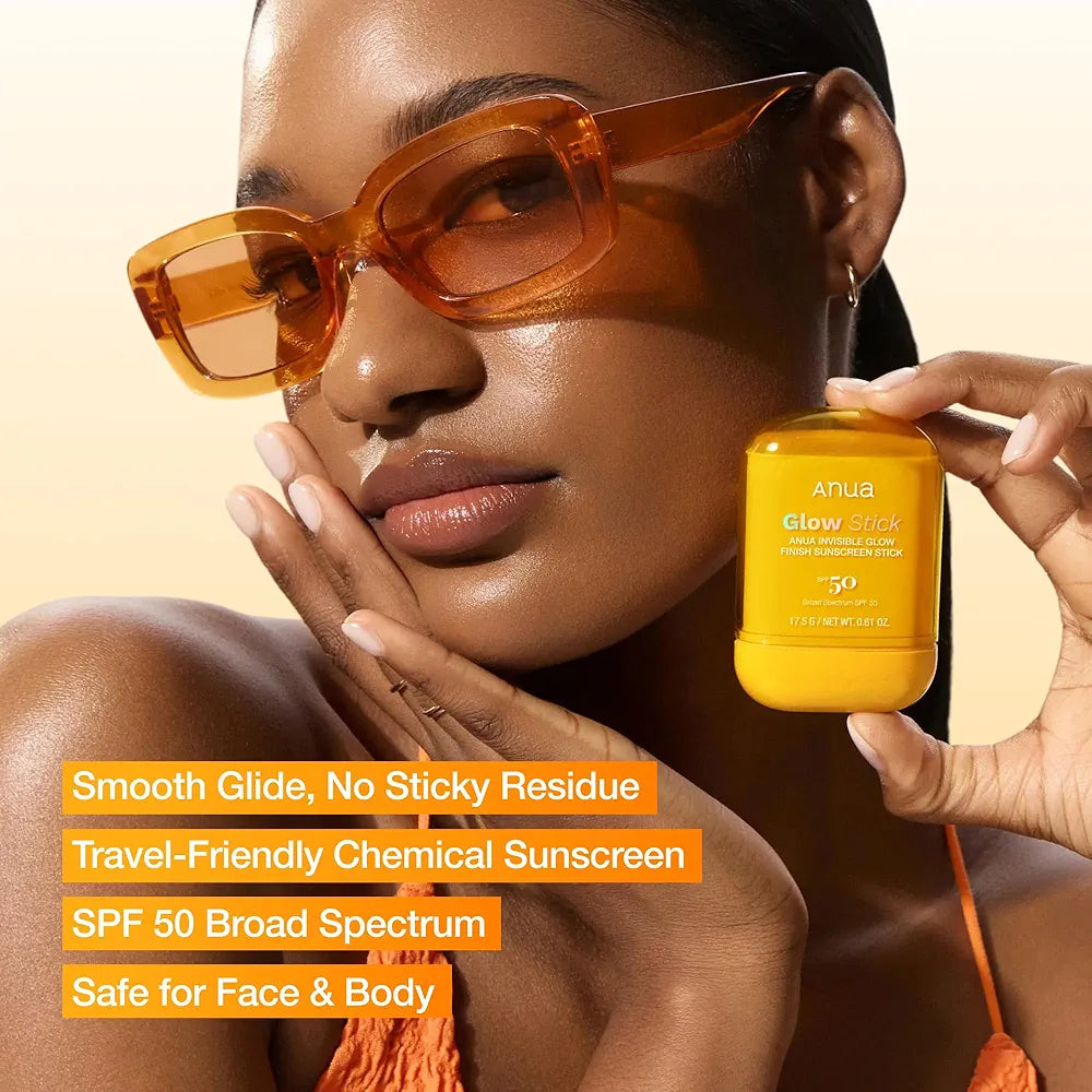 ANUA INVISIBLE GLOW FINISH SUNSCREEN STOCK SPF 50 PA +++ 18 g