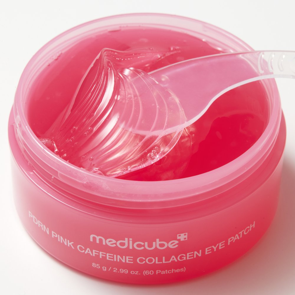 MEDICUBE PDRN PINK CAFFEINE COLLAGEN EYE PATCH 60 PATCHES