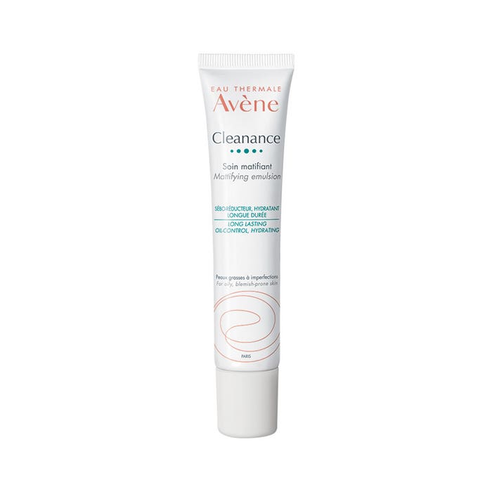 AVÈNE CLEANANCE MATTIFYING EMULSION LONG LASTING OIL ABSORBATION, HYDRATION 40ML