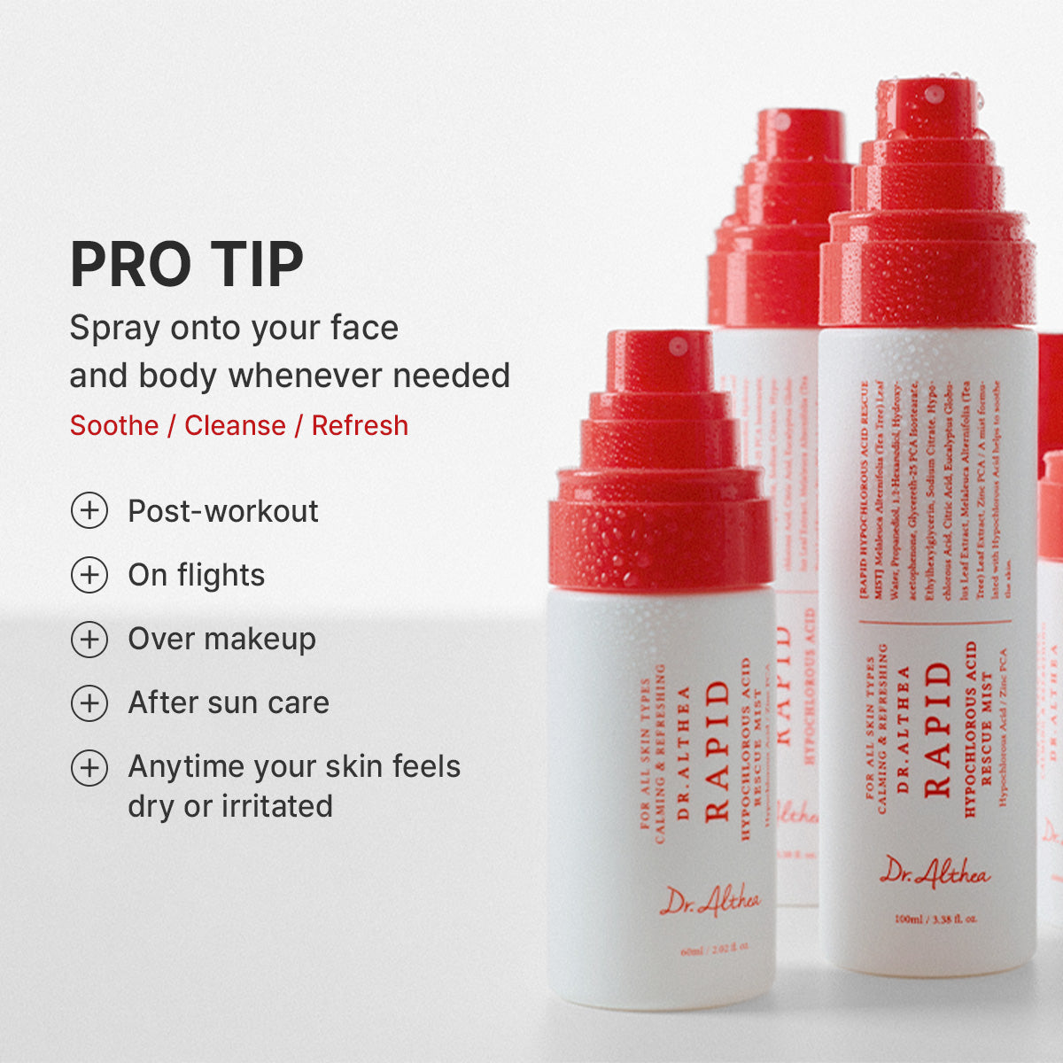 DR.ALTHEA RAPID HYPOCHROLOUS ACID RESCUE MIST 100ML