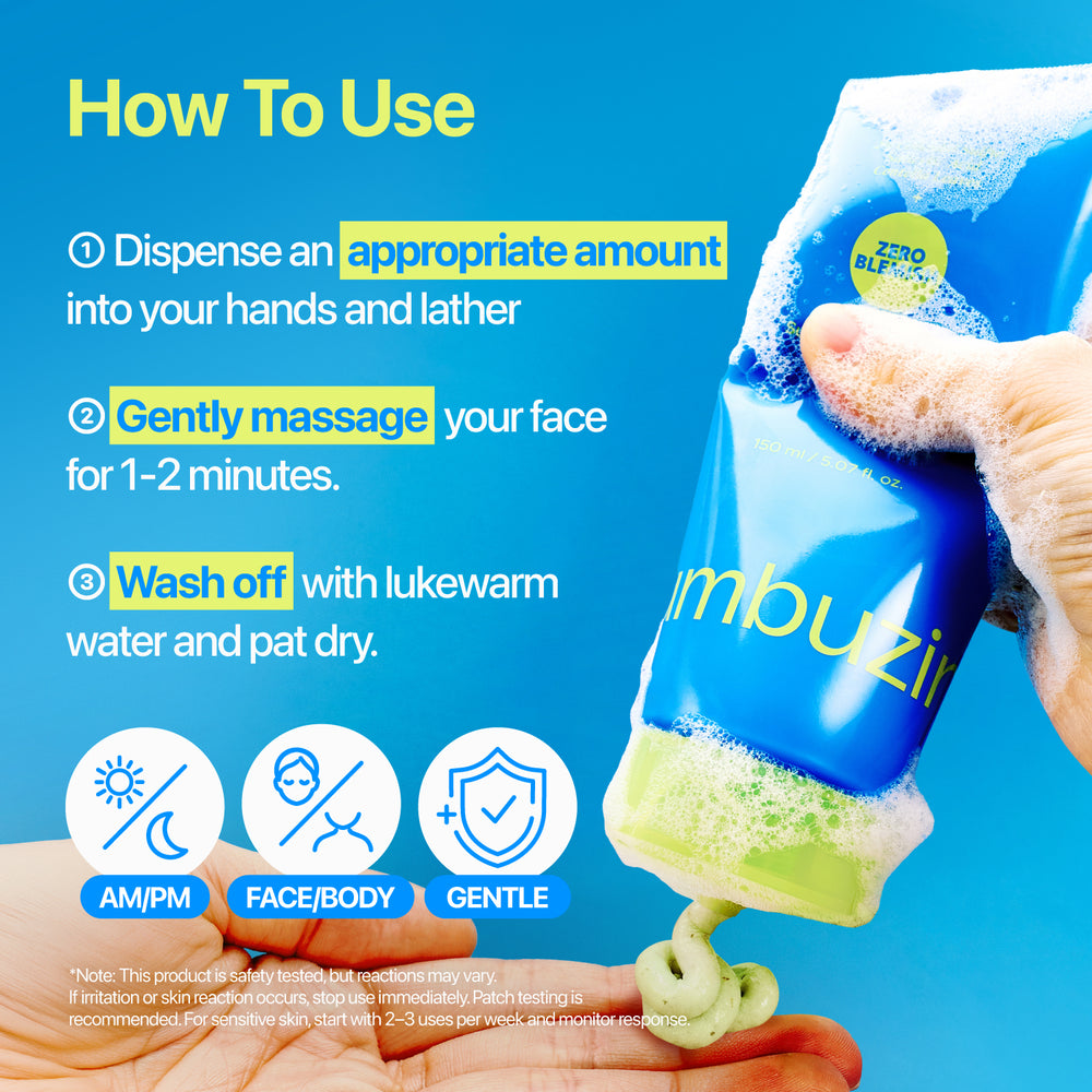 NUMBUZIN ZERO BLEMISH CLARIFYING 2% SULFUR CLEANSING FOAM 150 ML