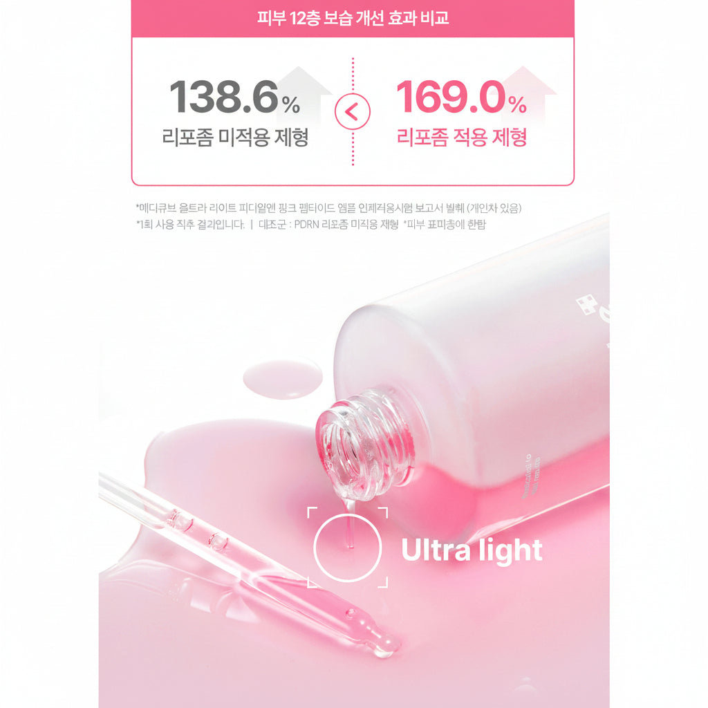 MEDICUBE ULTRA LIGHT PDRN PINK PEPTIDE SERUM 30ML