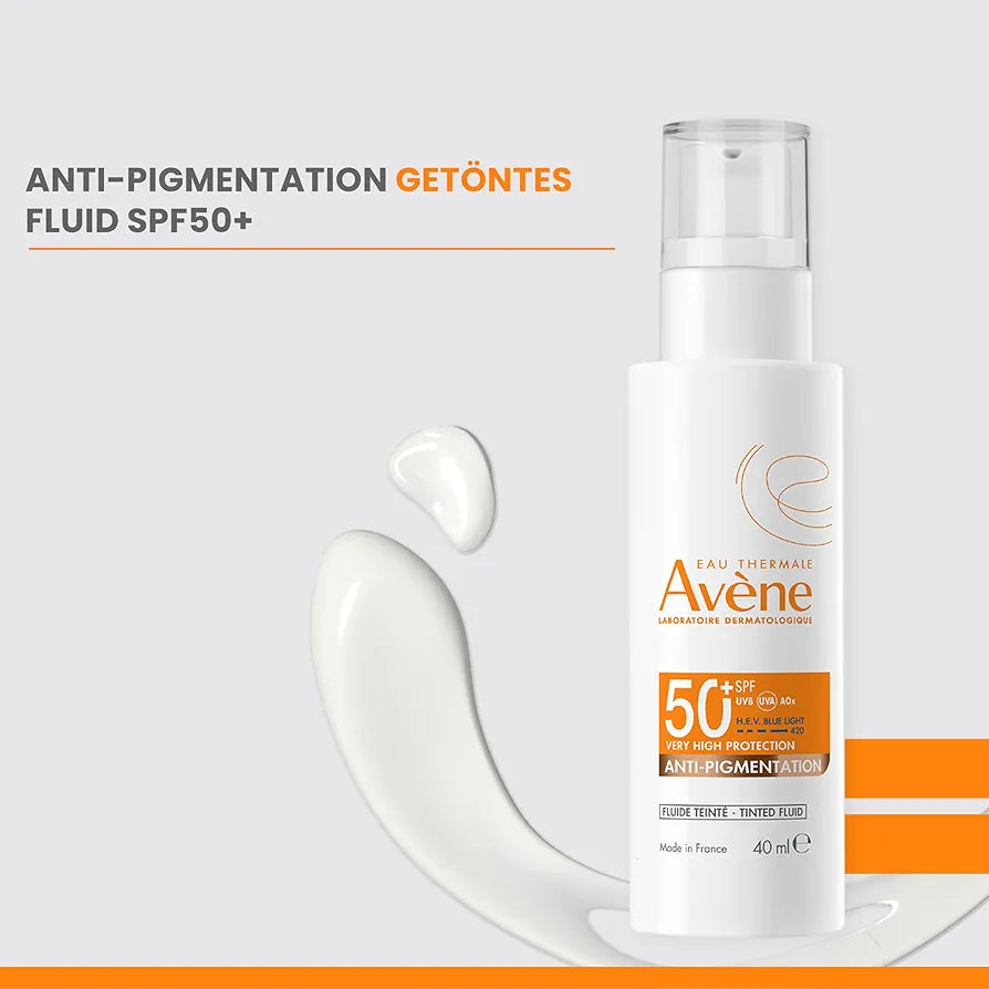 AVÈNE TINTED FLUID VERY HIGH PROTECTION SPF50 ANTI-PIGMENTATION 40ML