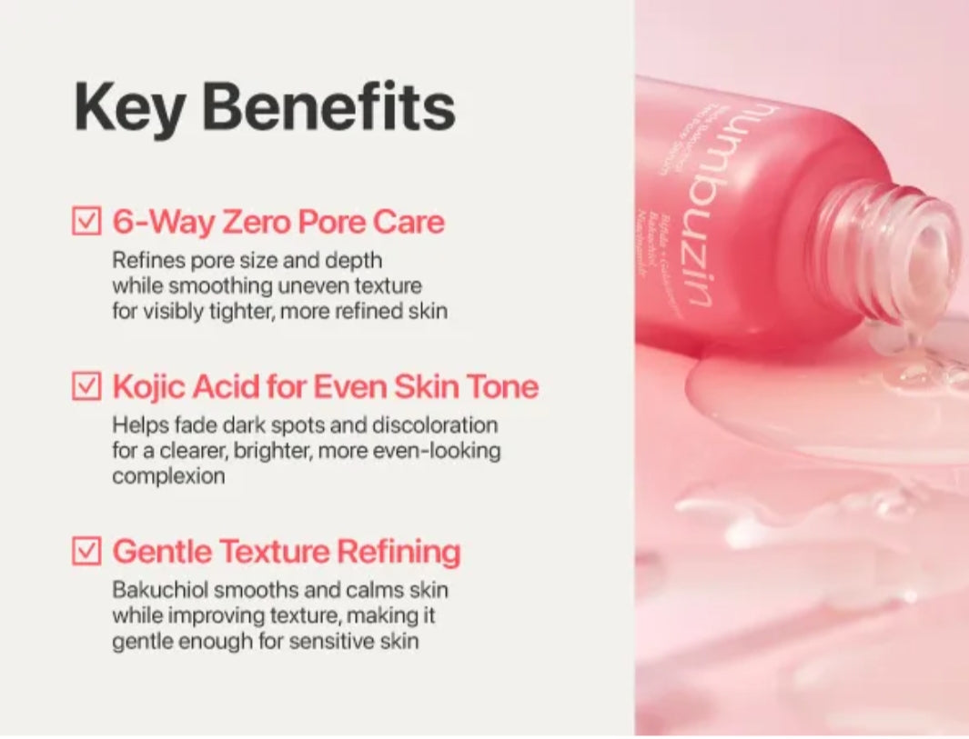 NUMBUZIN N°3 BIFIDA BAKUCHIOL ZERO PORE SERUM 30ML
