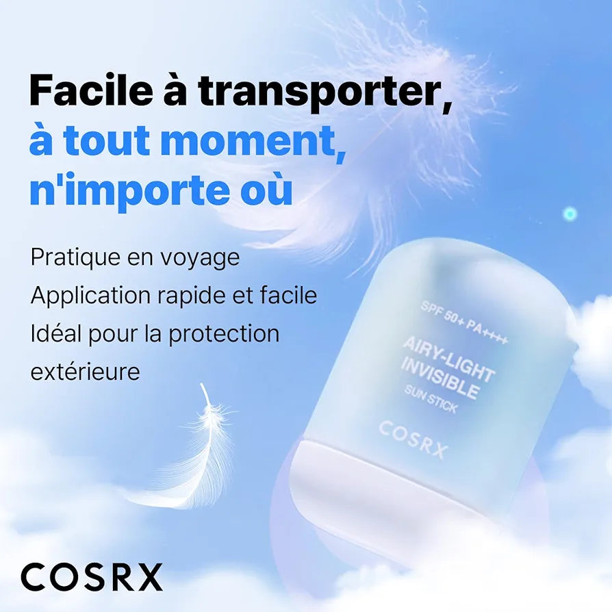 COSRX AIRY-LIGHT INVISIBLE SUN STICK SPF 50+ PA++++ 19G