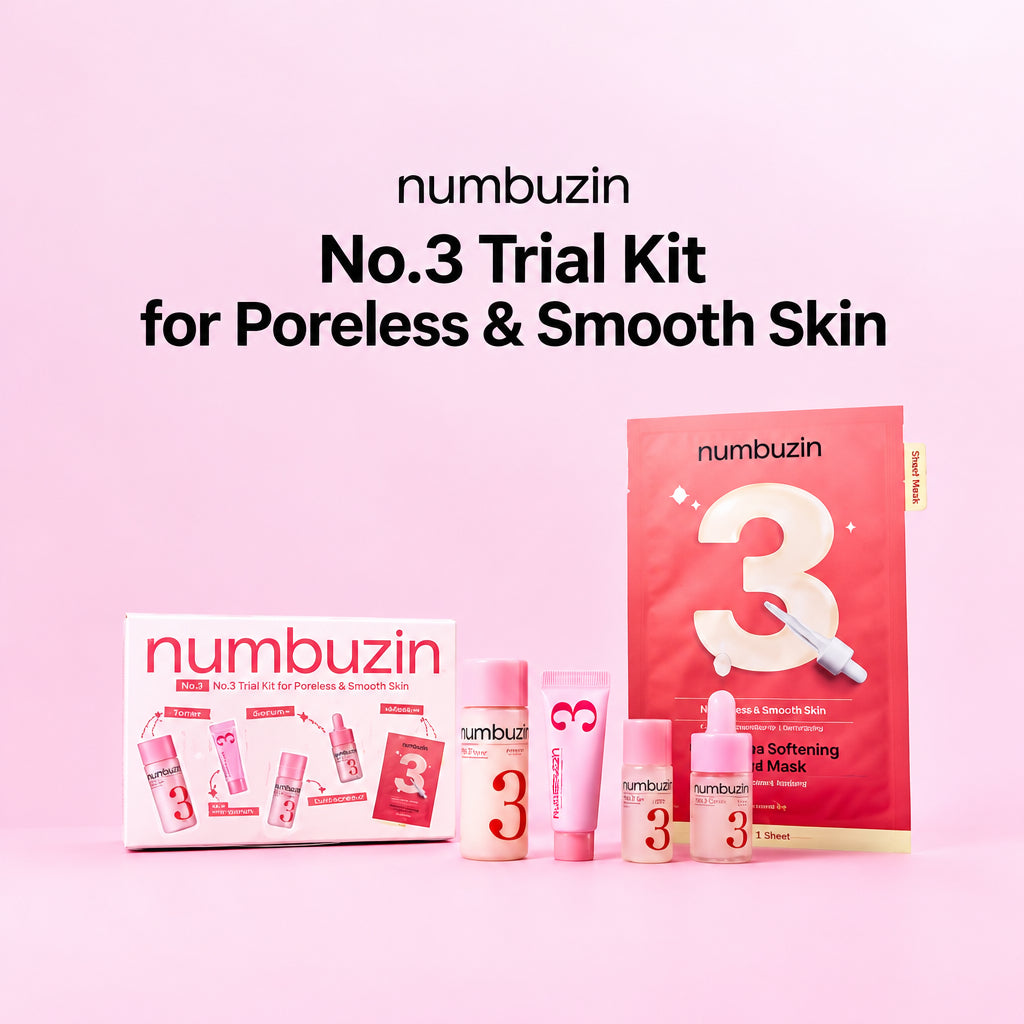 NUMBUZIN NO 3 TRIAL KIT FOR PORLESS & SMOOTH SKIN 5PCS