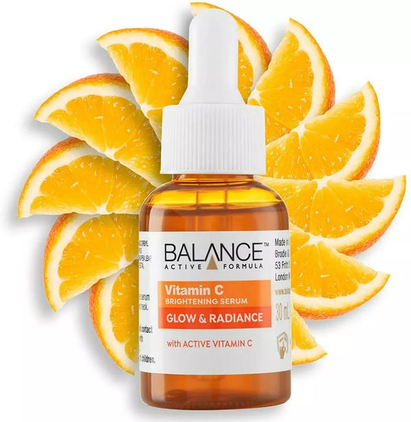 BALANCE ACTIVE FORMULA GLOW & RADIANCE - BRIGHTENING VITAMIN C SERUM 30ML