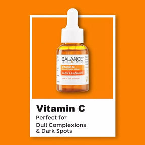 BALANCE ACTIVE FORMULA GLOW & RADIANCE - BRIGHTENING VITAMIN C SERUM 30ML