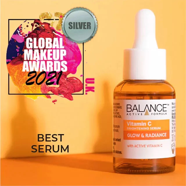 BALANCE ACTIVE FORMULA GLOW & RADIANCE - BRIGHTENING VITAMIN C SERUM 30ML