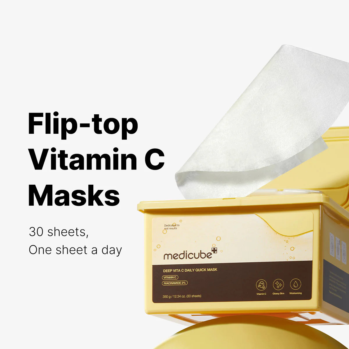MEDICUBE DEEP VITA C DAILY QUICK MASK 350G 30PCS